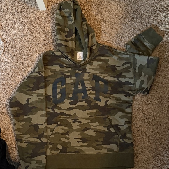 GAP Other - GAP Green Camouflage Hoodie in Excellent condition